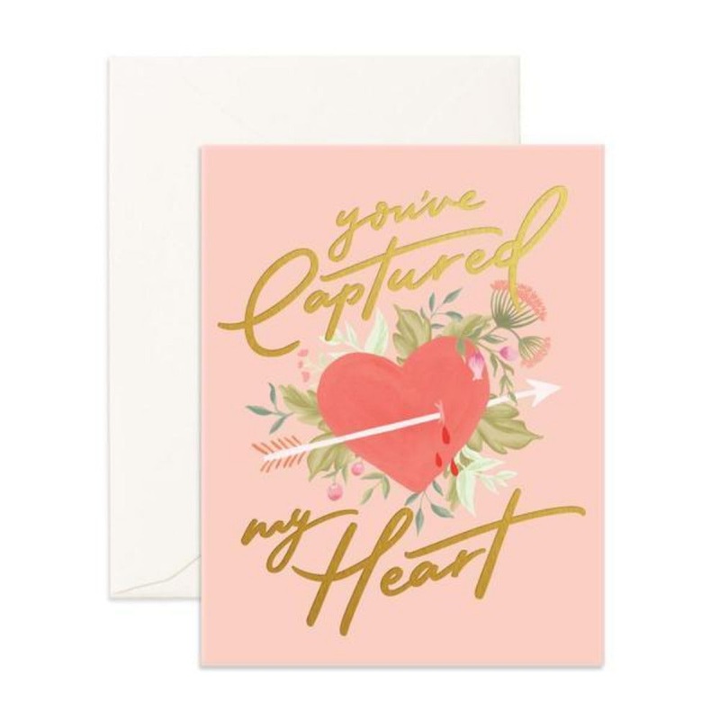 Greeting Card Captured Heart