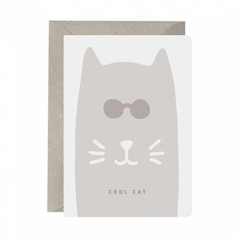 Greeting Card Cool Cat