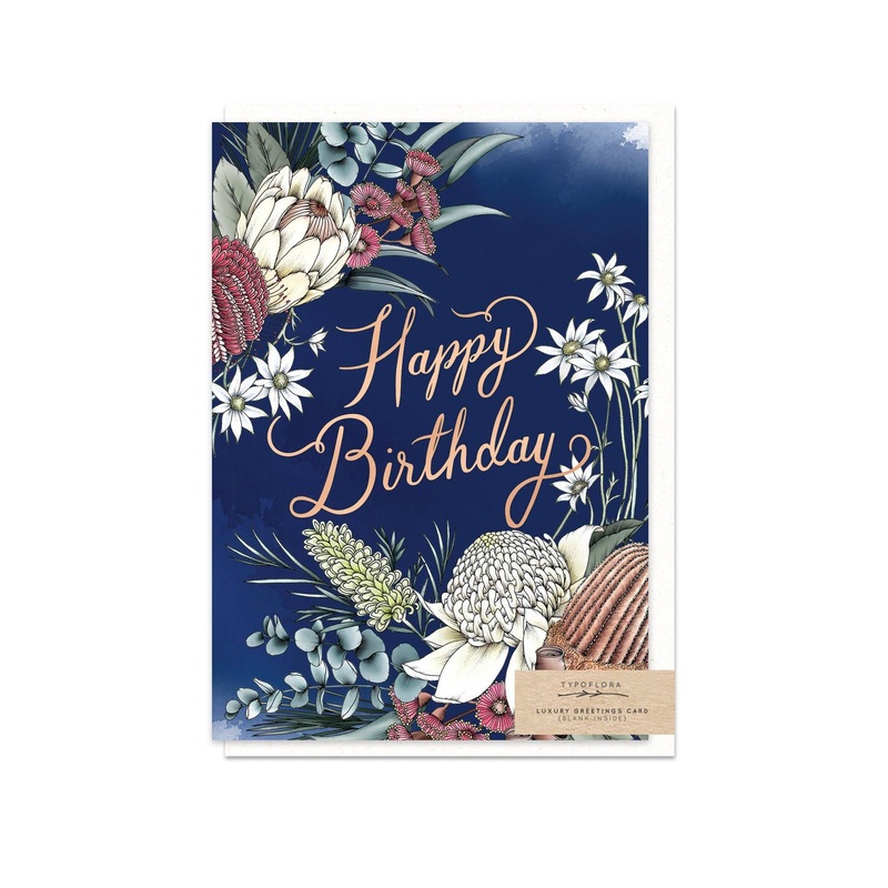 Greeting Card Natives Happy Birthday