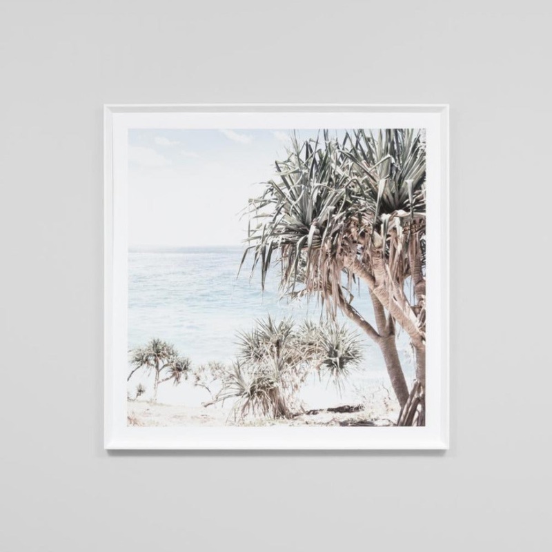 Coastal Palms Framed Print