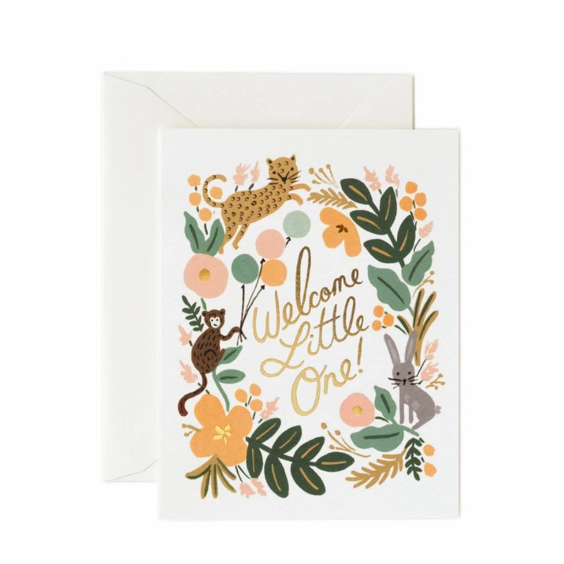 Greeting Card Menagerie baby