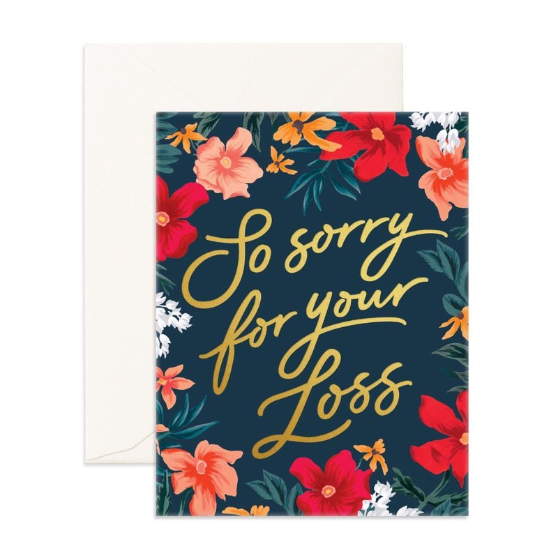 Greeting Card Sorry For Your Loss