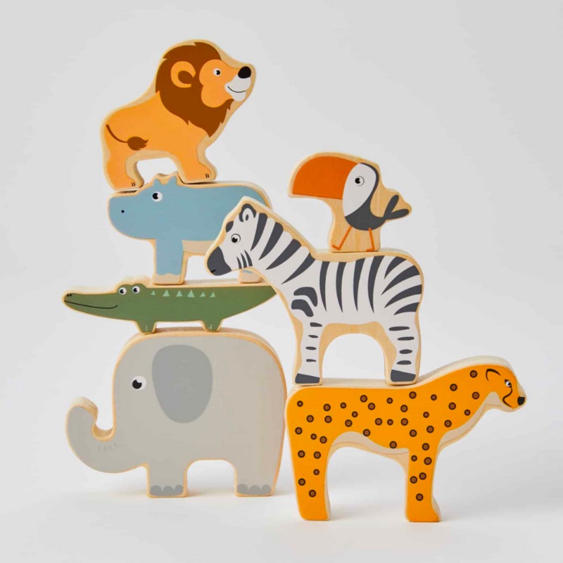 Wooden Animal Stacker