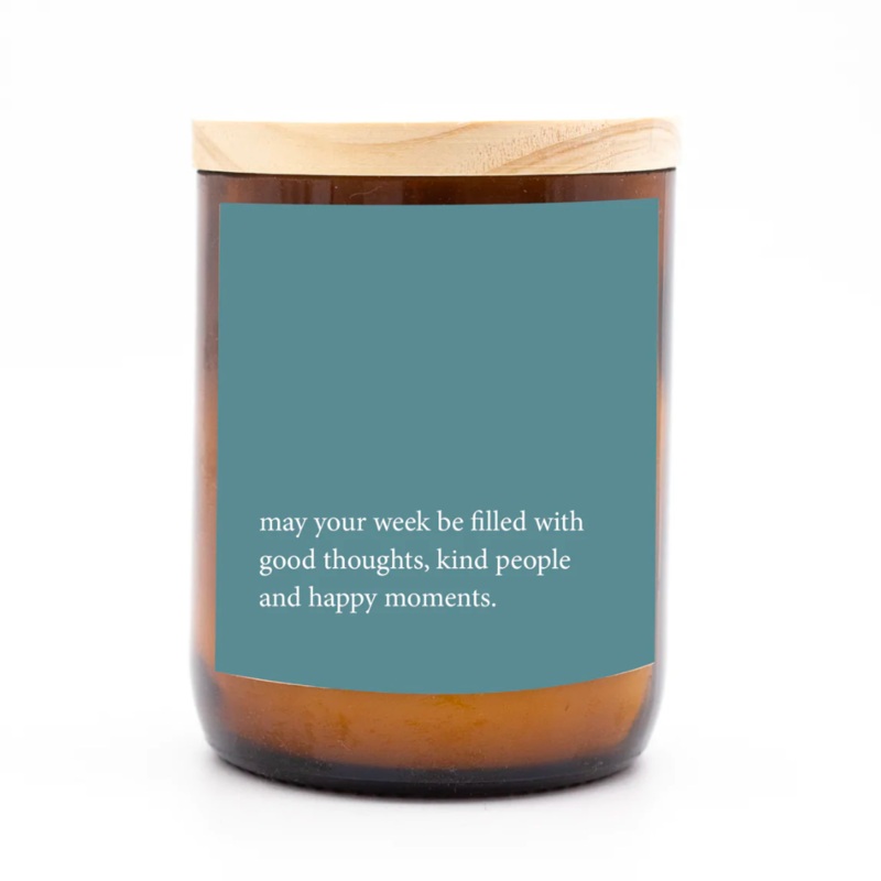 Heartfelt Quote Candle – Good Kind Happy