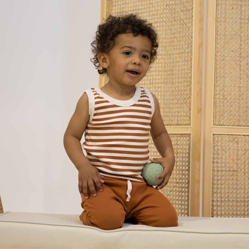 Organic Stripe Singlet