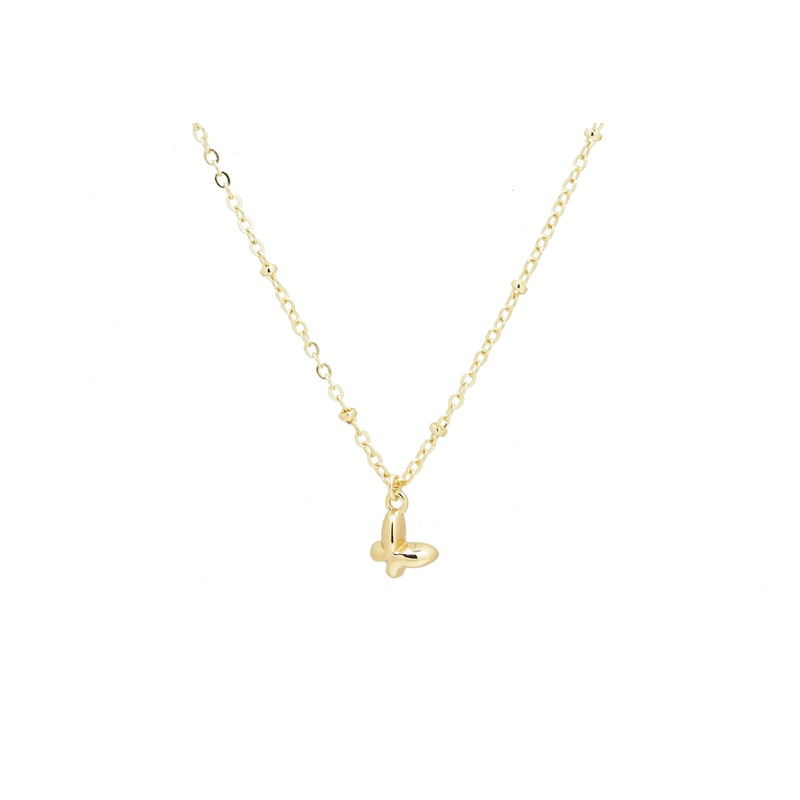 18K Gold Filled Butterfly Pendant