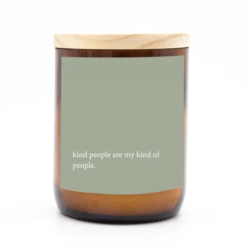 Heartfelt Quote Candle – Kind People