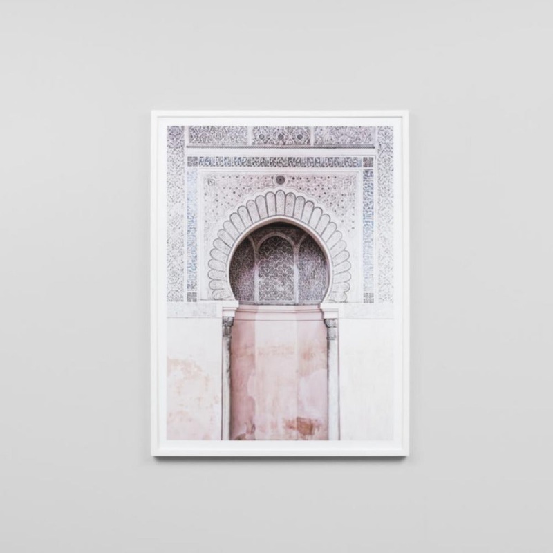 Moroccan Arch Framed Print