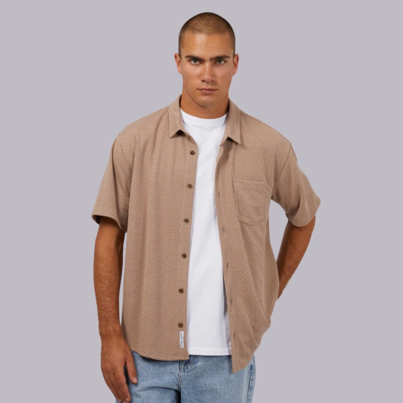 Textured Short Sleeve Shirt