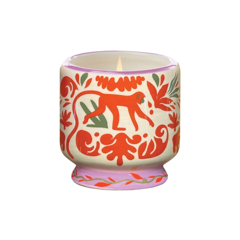 Adopo Jungle Ceramic Candle – Coconut & Amber