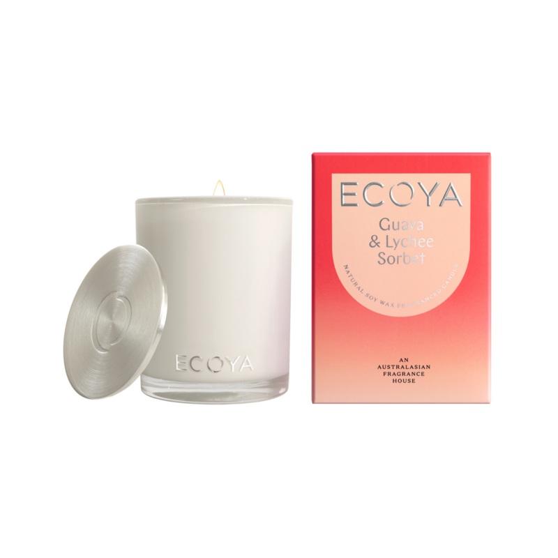 ECOYA Madison Jar Candle – Guava & Lychee Sorbet