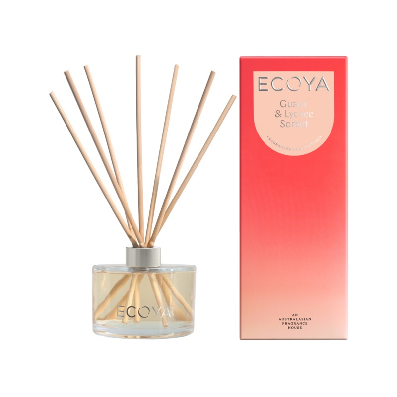 ECOYA Reed Diffuser – Guava & Lychee Sorbet
