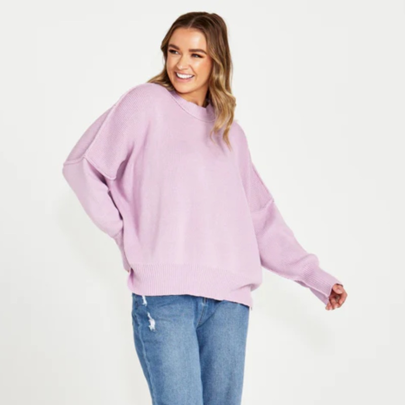 Lilac Leora Knit Jumper