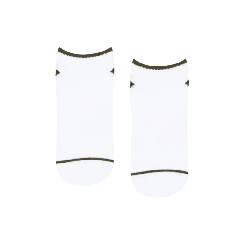 Men’s Ivory Earth Classic Low Rise Grip Socks