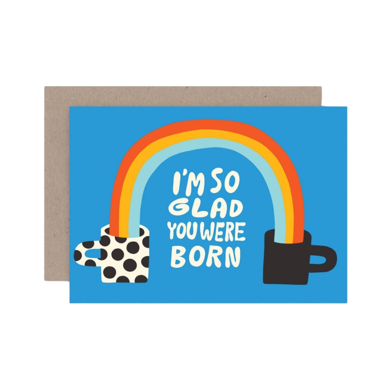 Greeting Card Grateful Rainbow