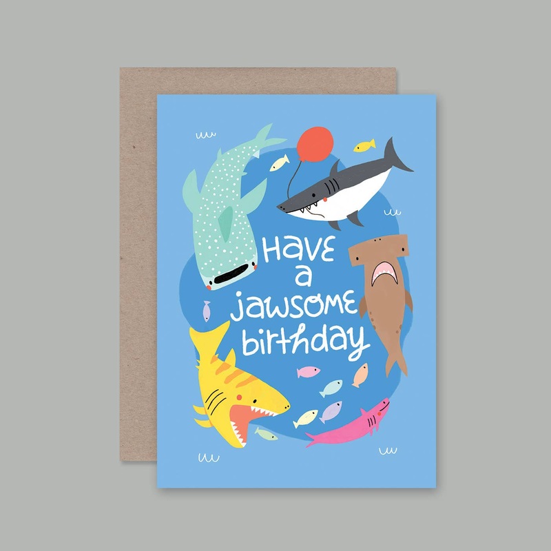 Greeting Card Have A Jawsome Birthday