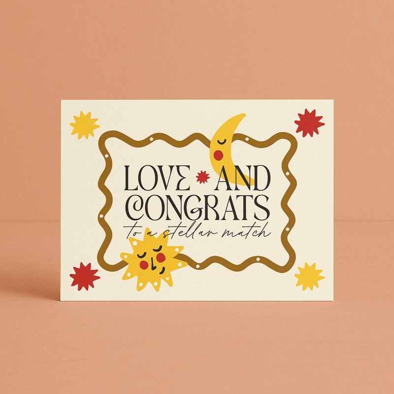Greeting Card Love & Congrats Luma