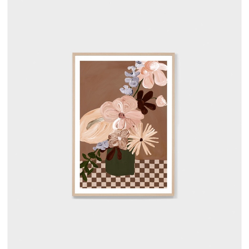 Modern Posy Dark 3 Print