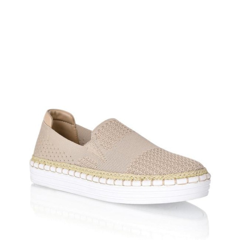 Queen Knit Sneaker Natural