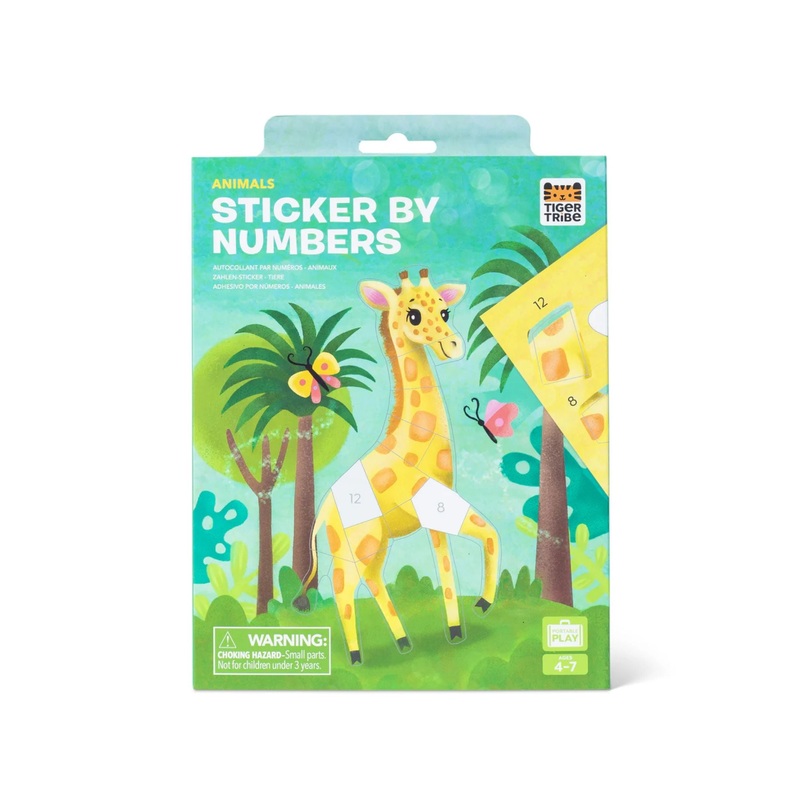 Sticker By Numbers Animals