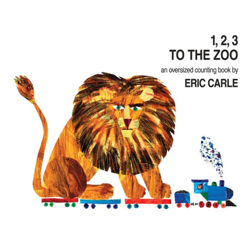 1, 2, 3 to the Zoo: An Oversized Board Book