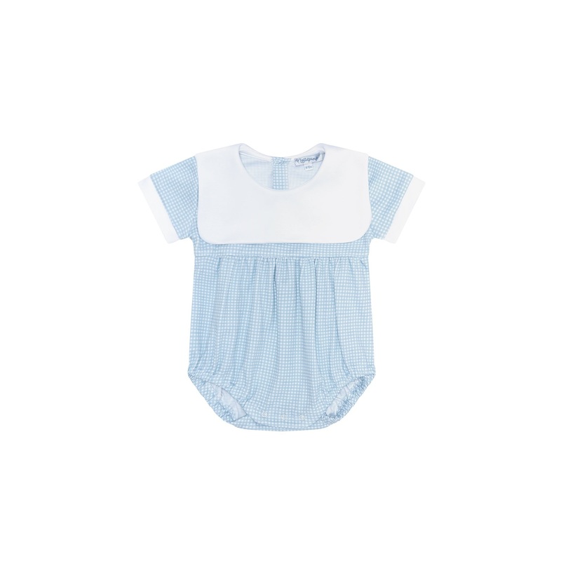 Blue Gingham Baby Bubble