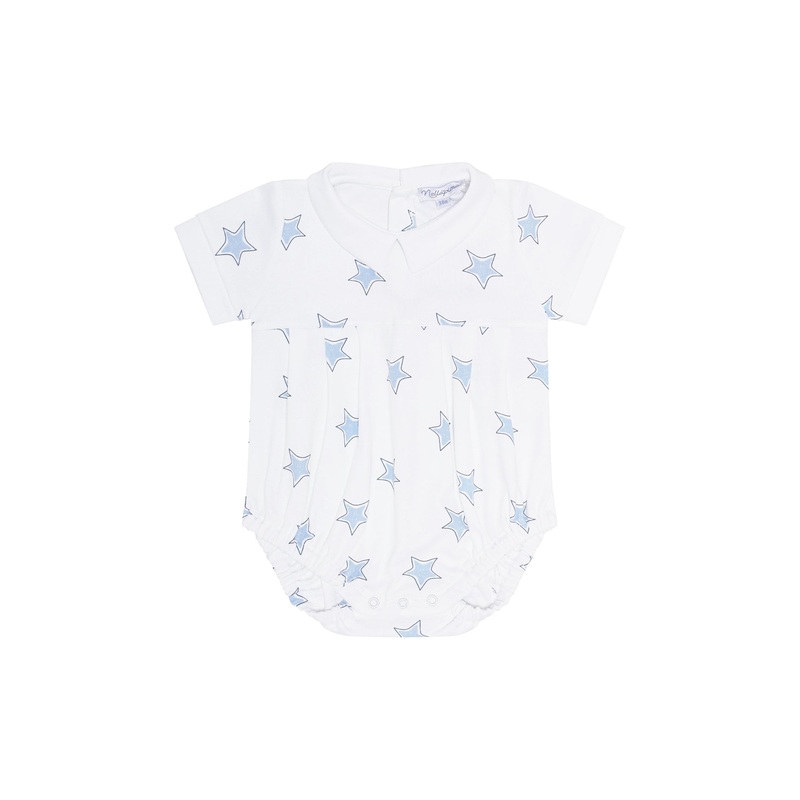 Blue Stars Print Bubble