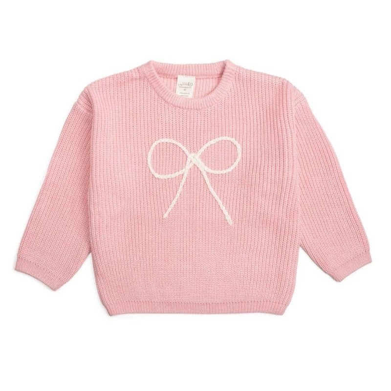 Bow Yarn Knit Sweater
