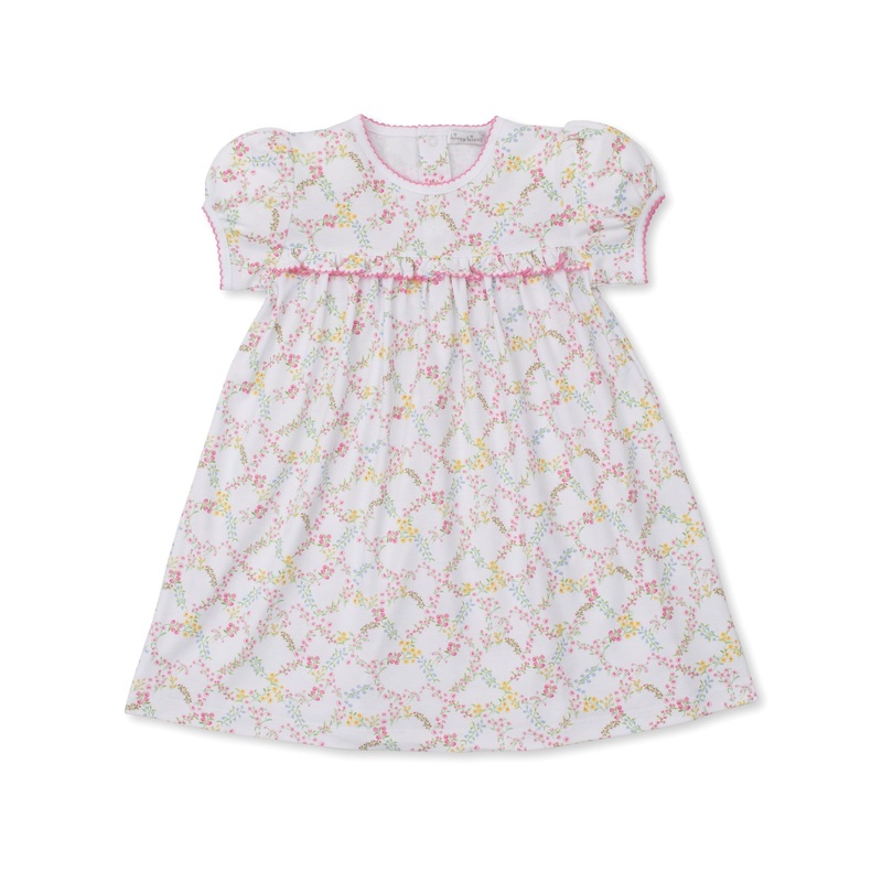 Garden Trellis Print Dress