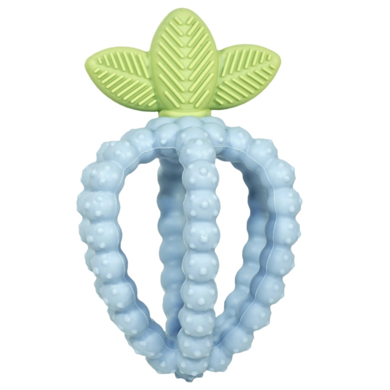Razberry Bites Teething Toy, Blue