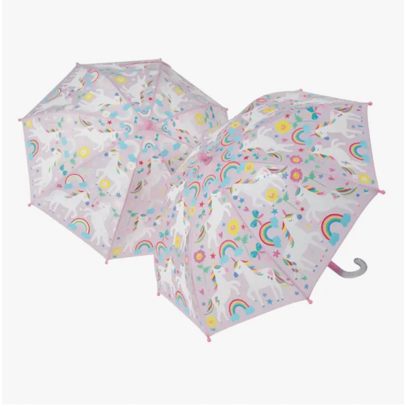 Colour Changing Umbrella, Rainbow Unicorn