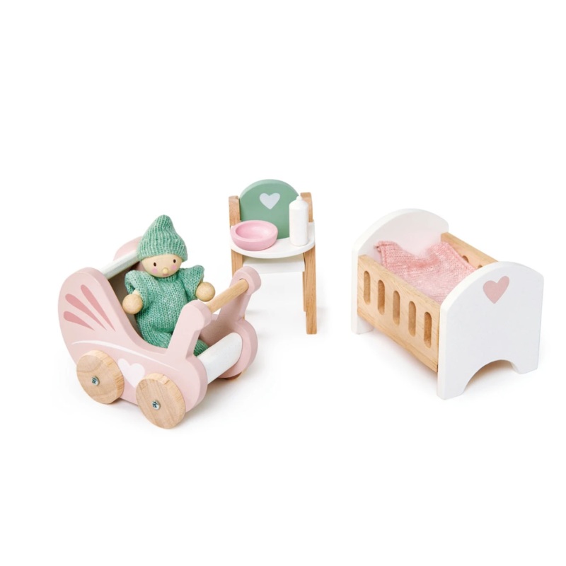 Dovetail Doll House Nursery Set