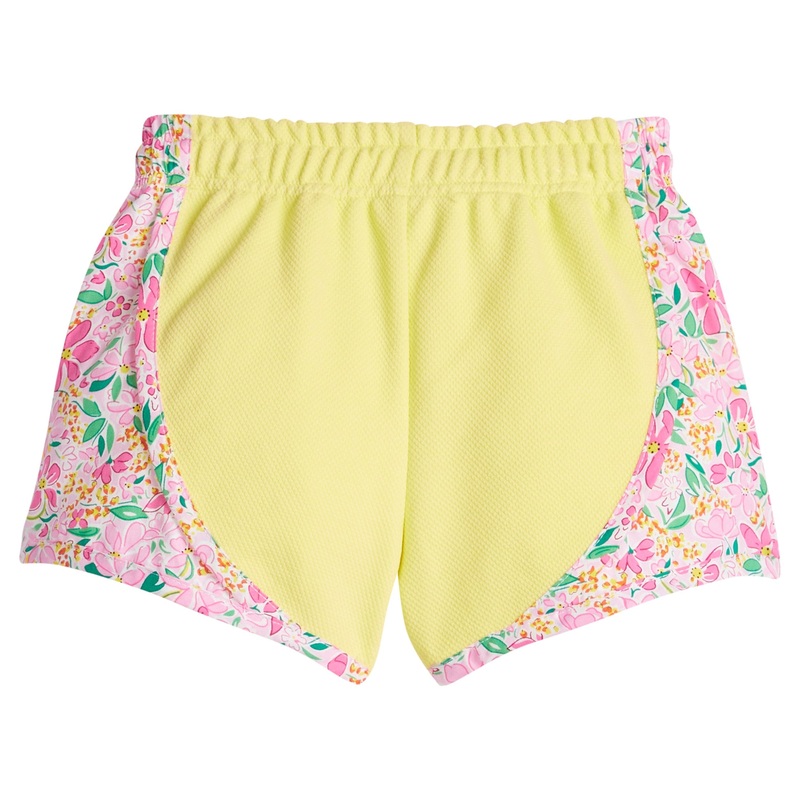 Track Shorts – Frangipani Pink & Yellow