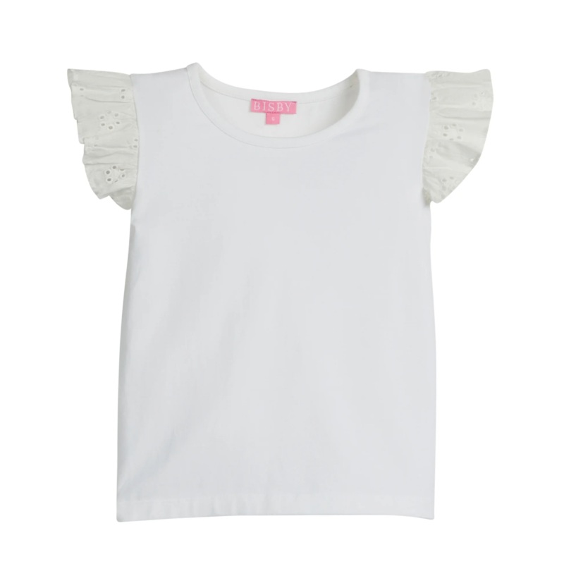 Eyelet Tank – White