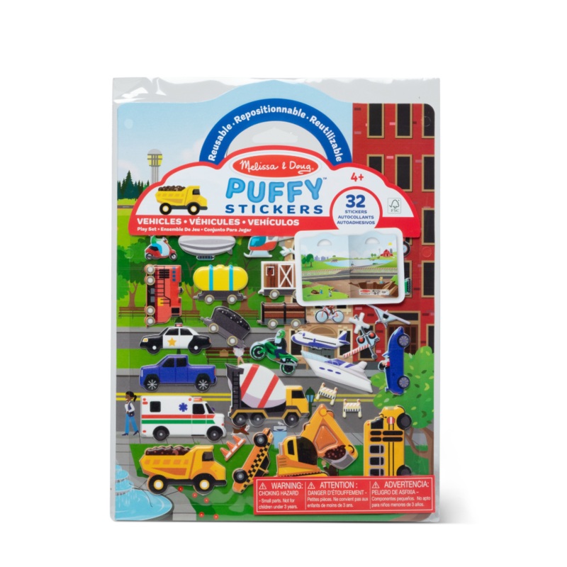 Puffy Stickers Play Set: Construction
