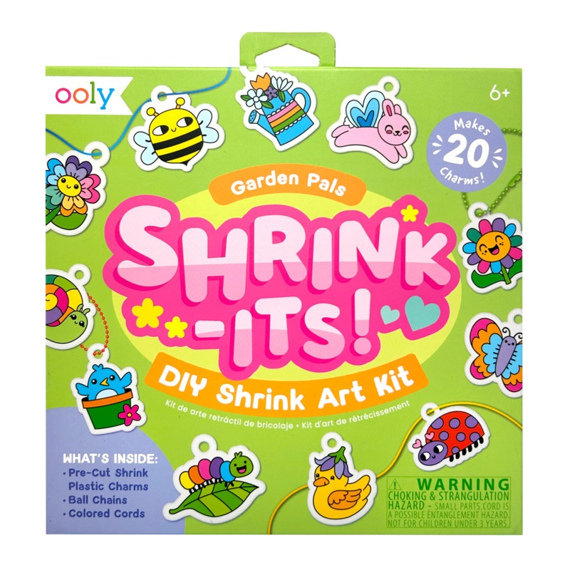 Shrink-its! DIY Shrink Art Kit, Garden Pals