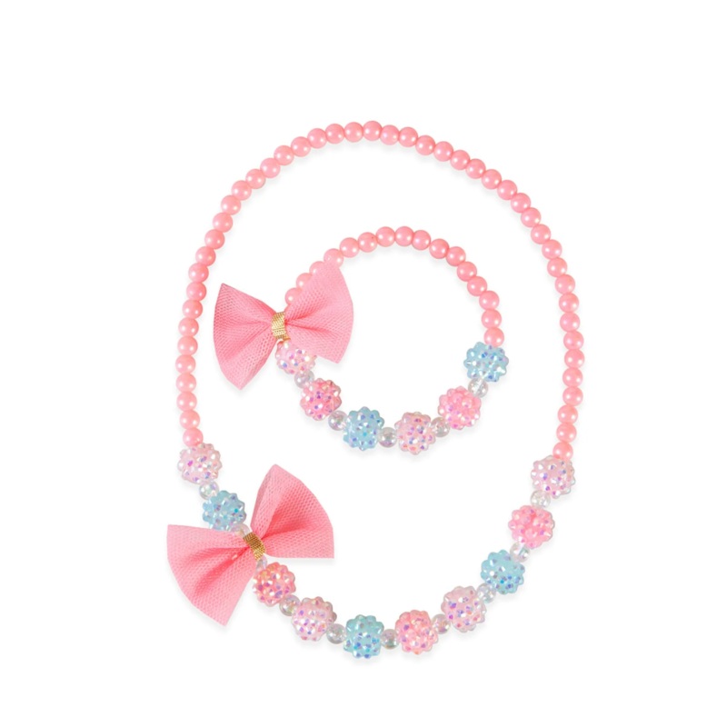 Think Pink Necklace & Bracelet Set