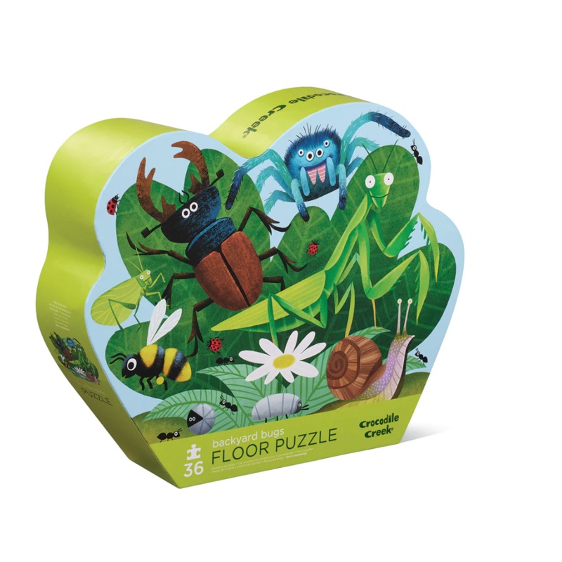 36 Piece Puzzle, Backyard Bugs