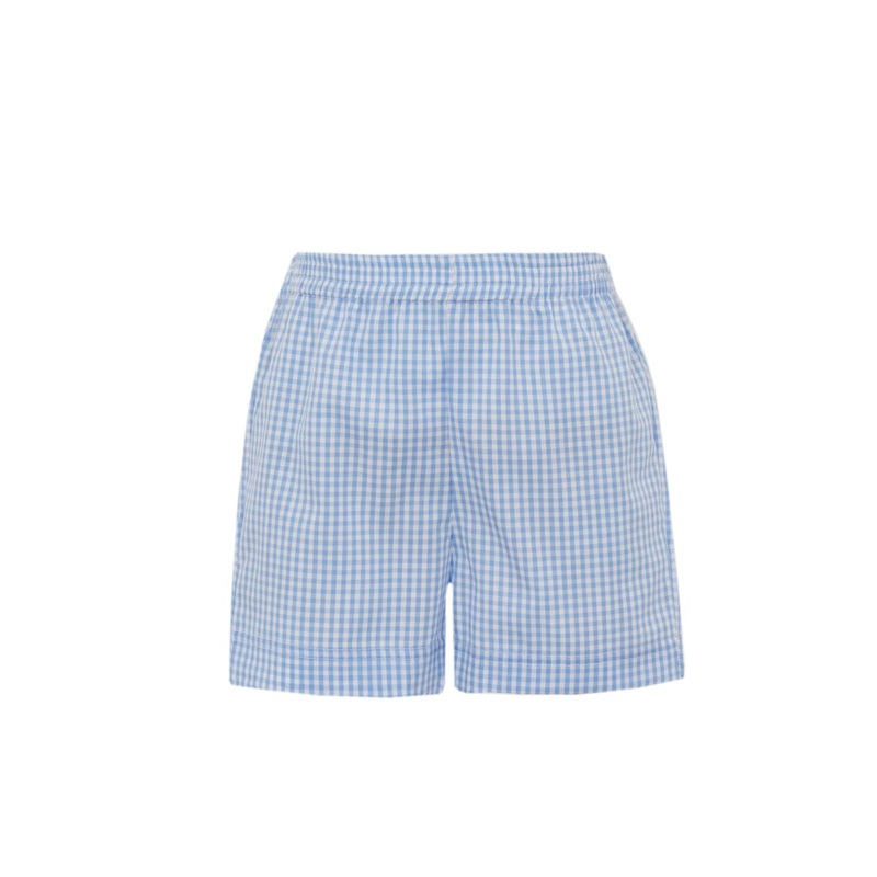Boy’s Blue Gingham Shorts