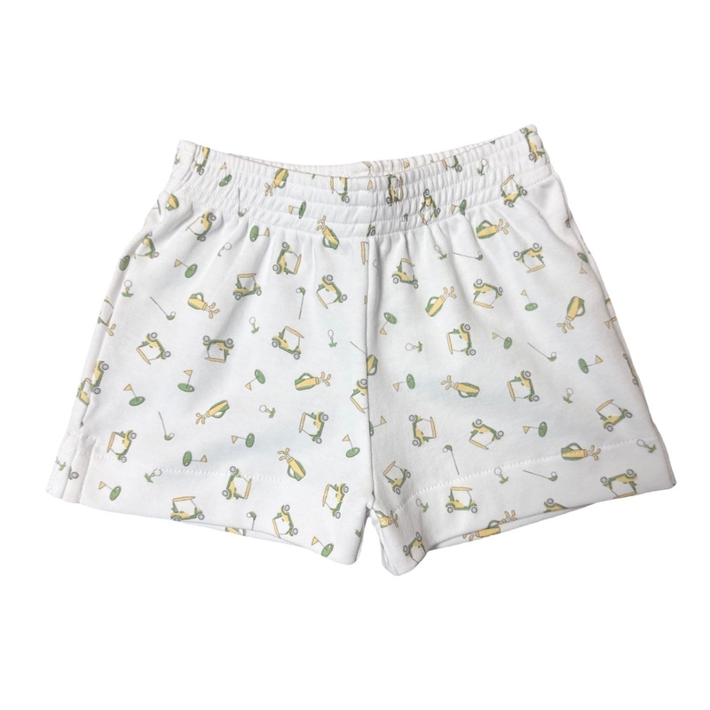 Boy’s Cotton Play Shorts, Golf Print