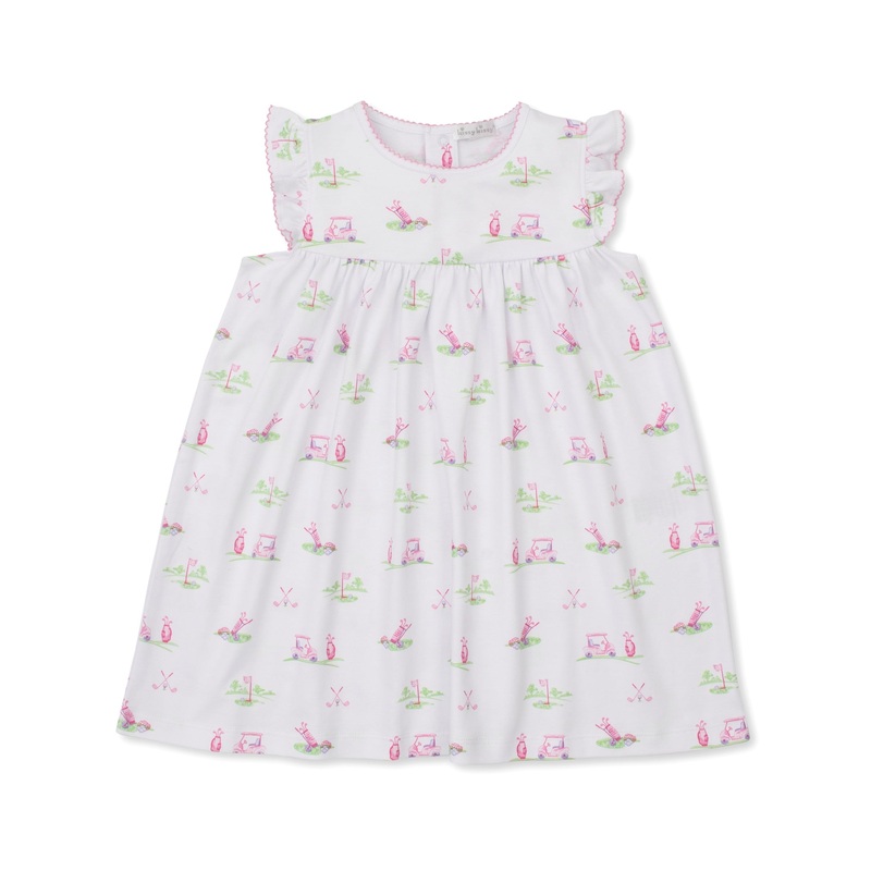 Fairway Foursome Pink Print Dress