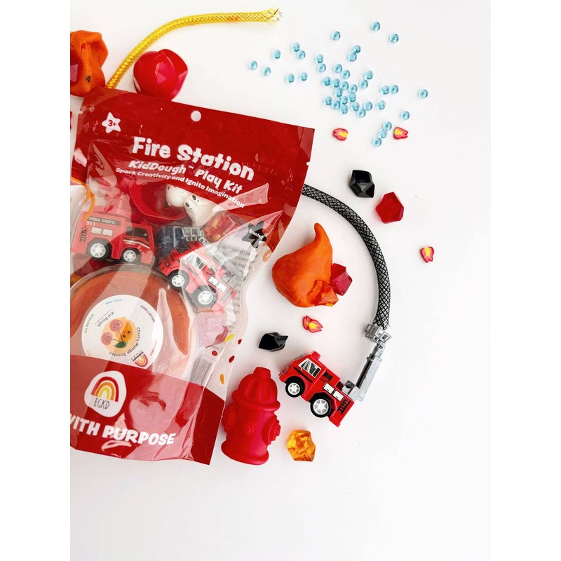Fire Station (Cherry Mango) KidDough Play Kit