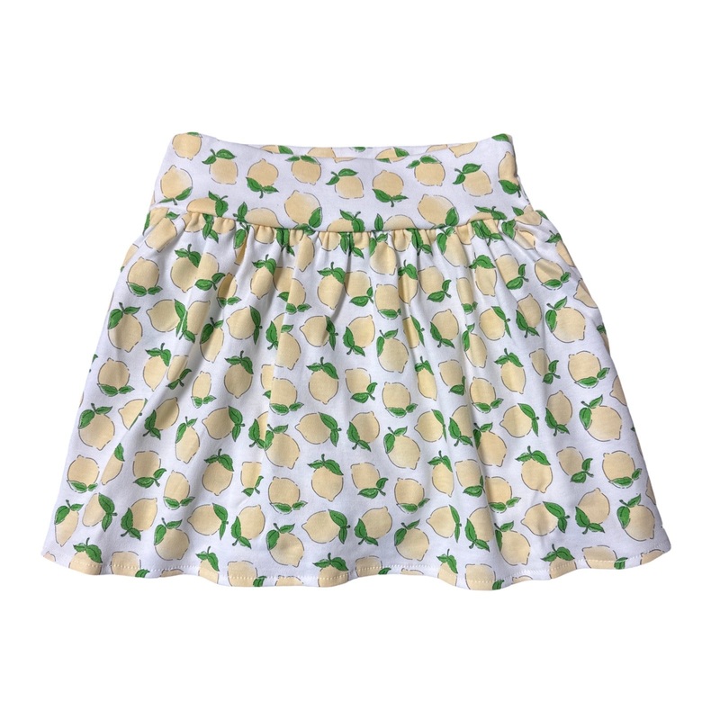 Girl’s Lemon Print Skort