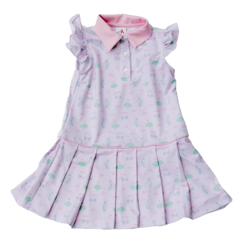 Golf Print Tennis Dress x Poppyland