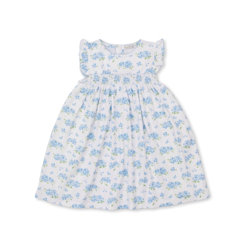 Heavenly Hydrangeas Blue Print Dress