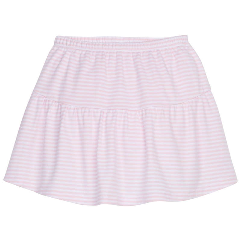 Sally Skort, Light Pink Stripe