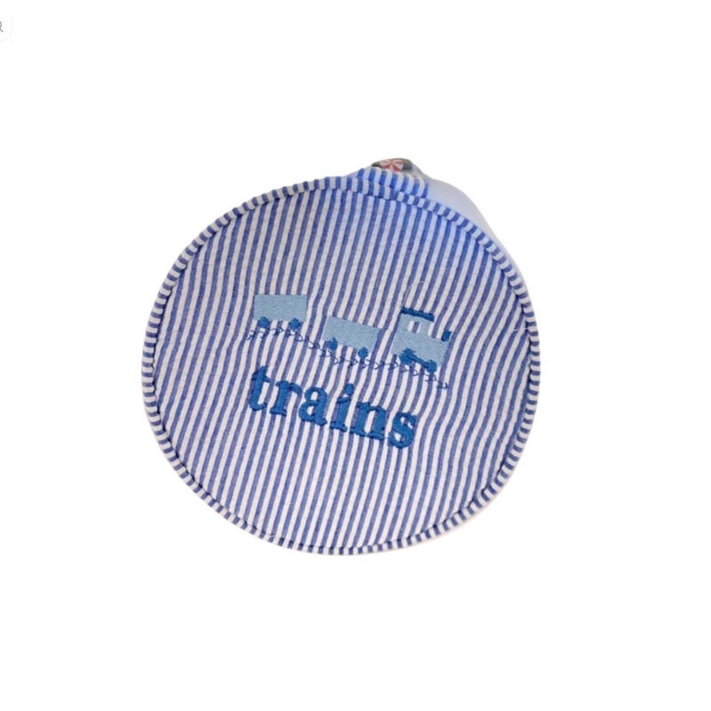 Trains Button Bag