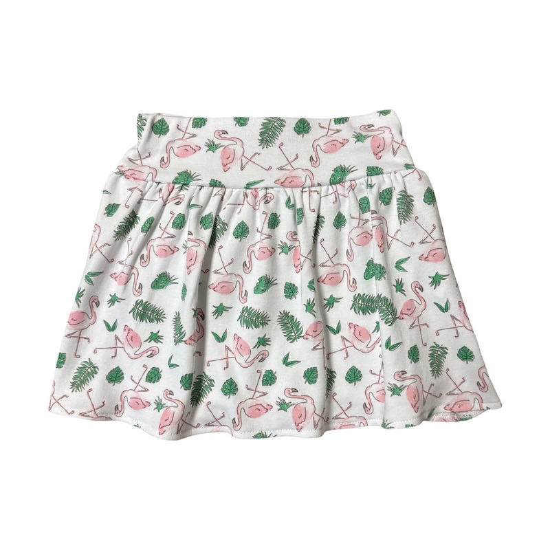 Girl’s Flamingo Print Skort