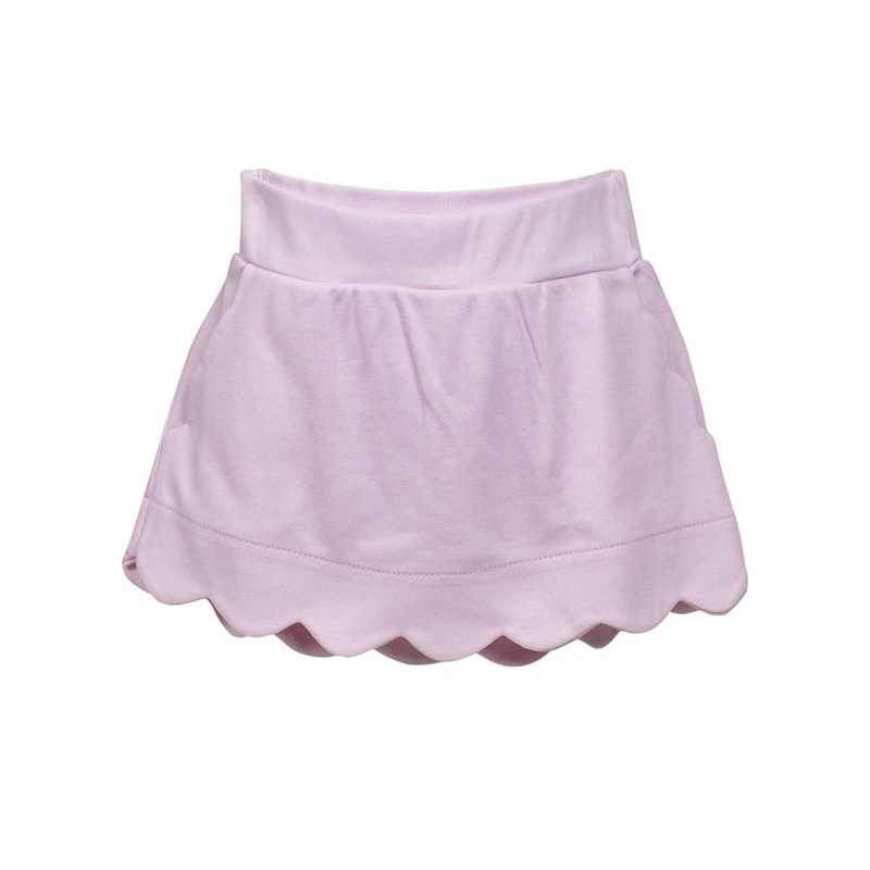 Pink Scallop Skort