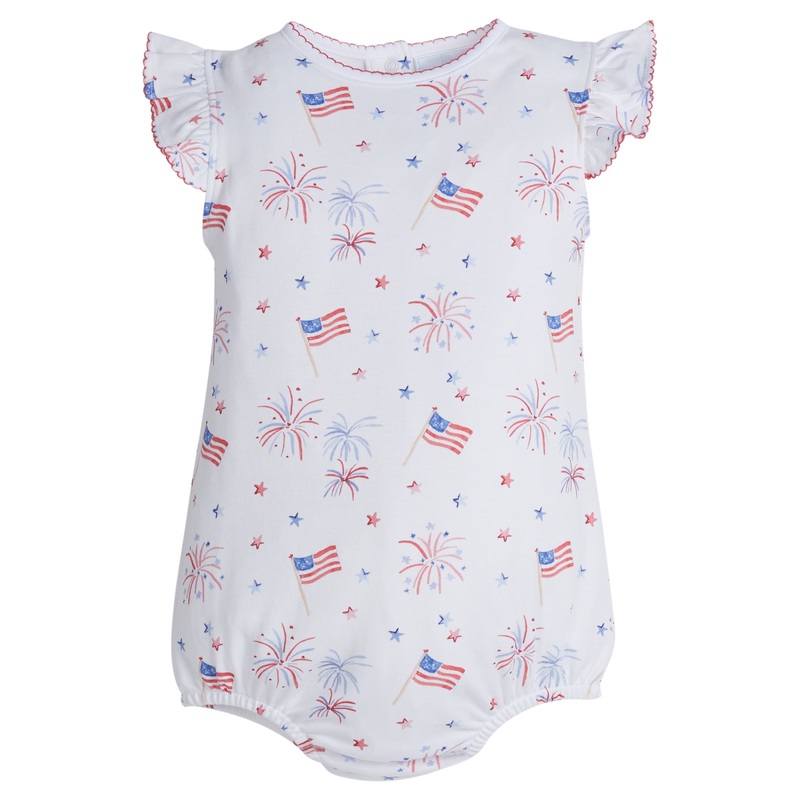 Printed Angel Sleeve Bubble, Flags